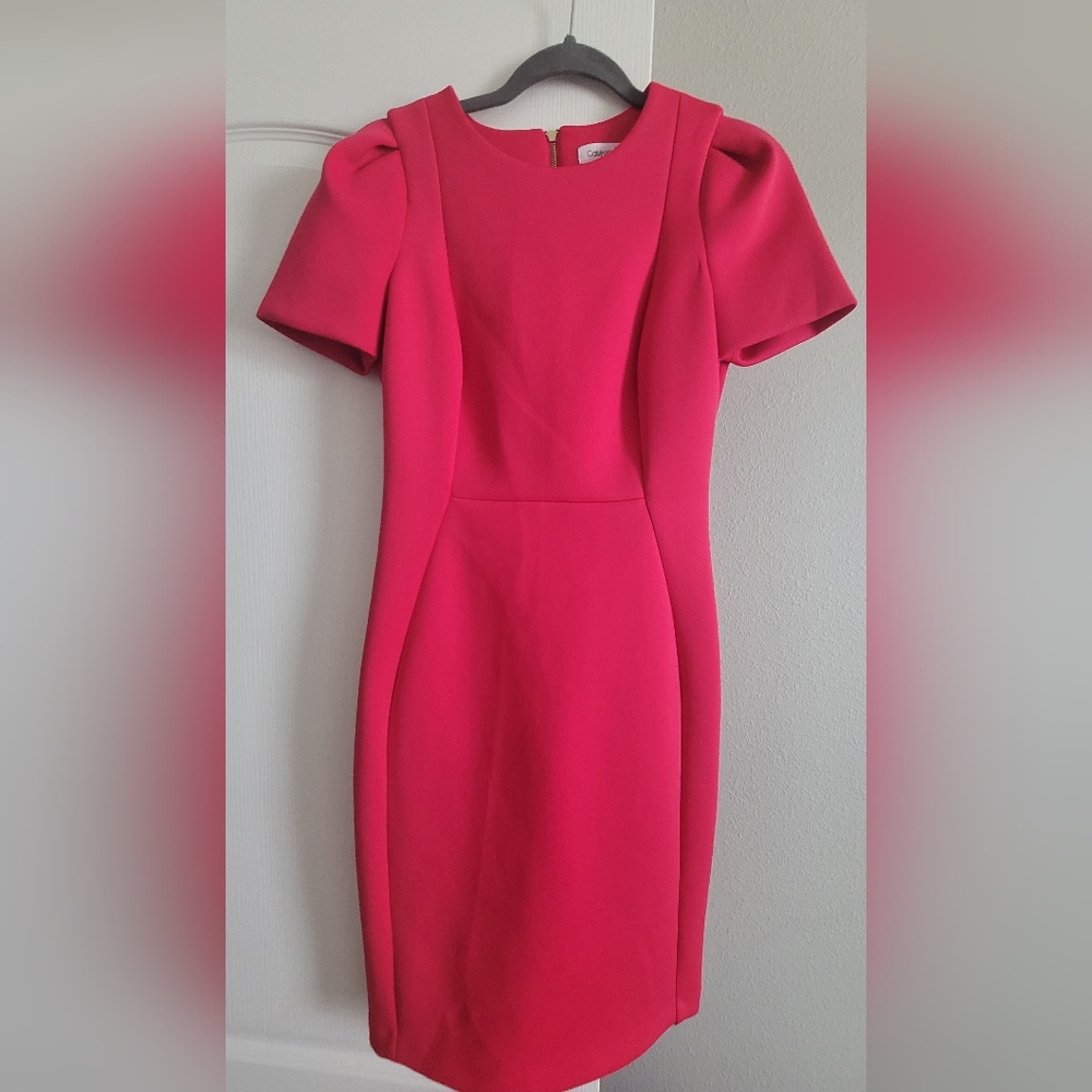 Calvin Klein pink dress